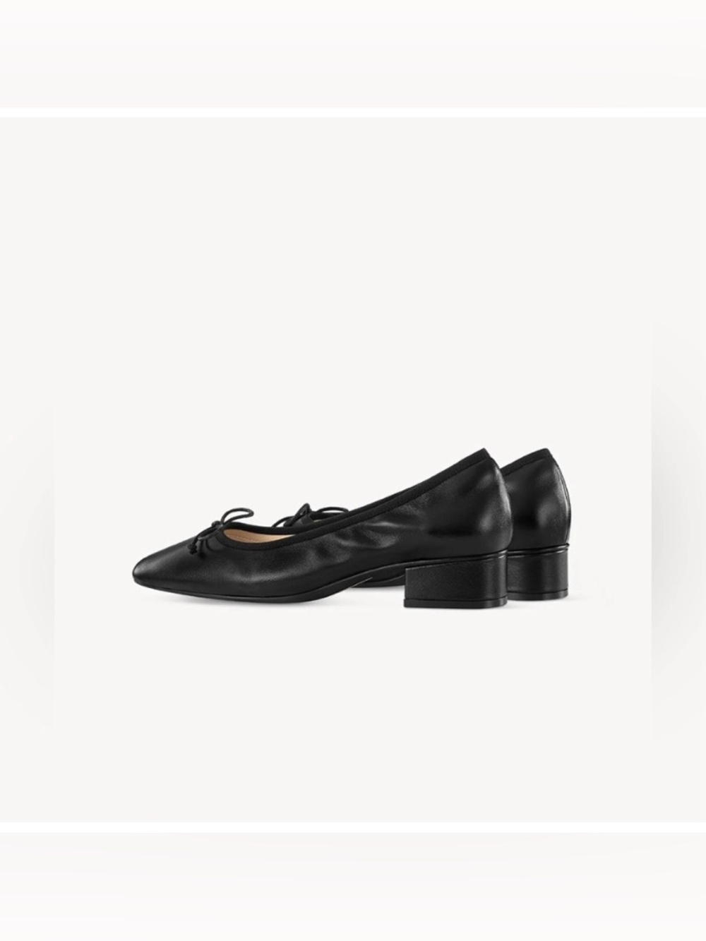 Cute ballet pumps like new with box minimalist preppy comfy shoes - Picture 3 of 8